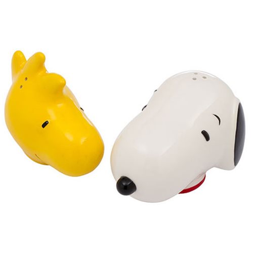 Peanuts Snoopy and Woodstock Ceramic Salt and Pepper Set